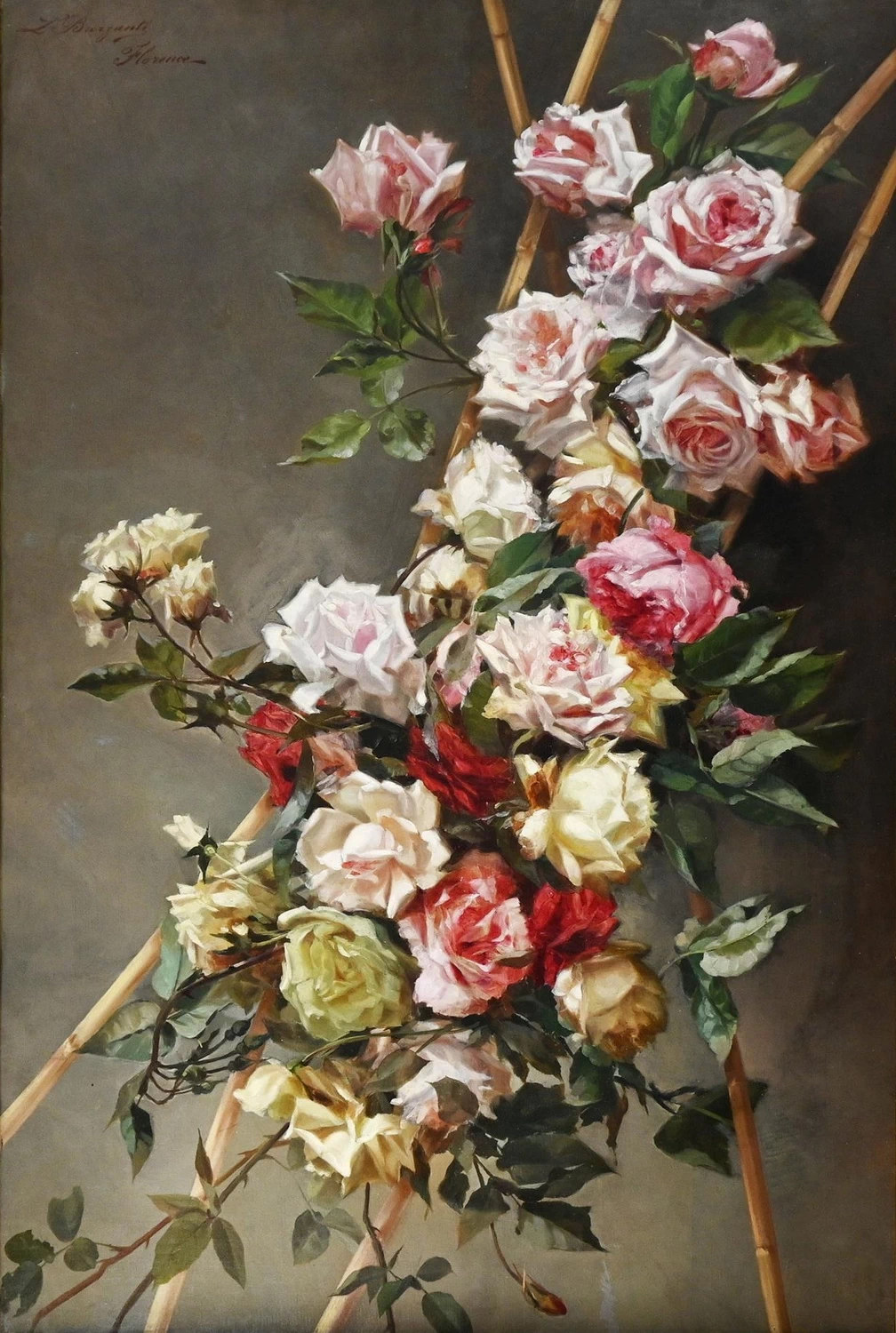 Natura morta con rose 1